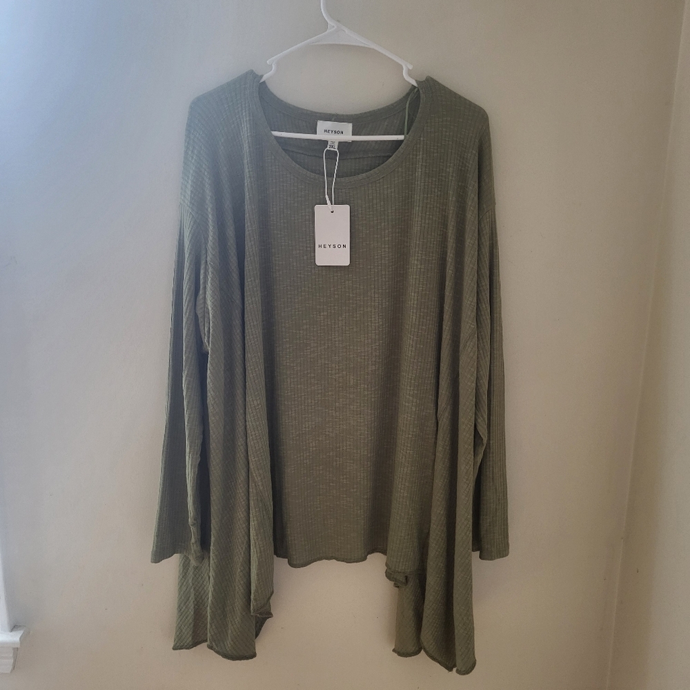 Heyson Top Size 3X Nwt